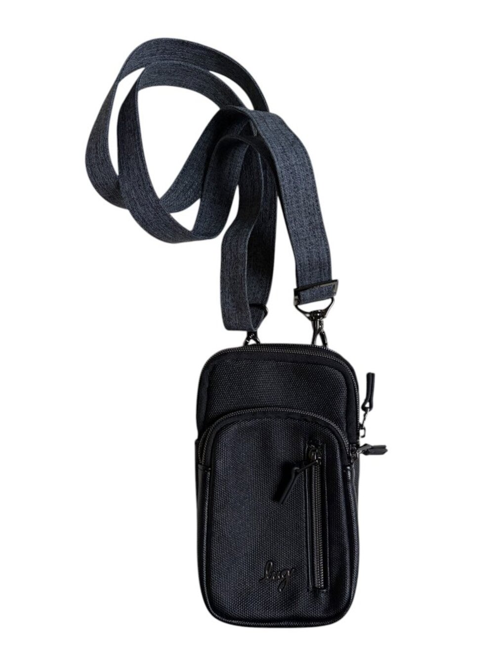LUG Pitter Patter Crossbody Bag (Black)